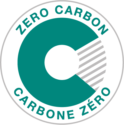 Zero carbon building logo